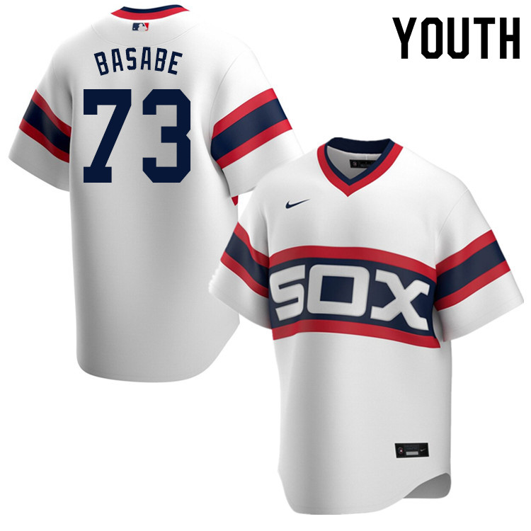 Nike Youth #73 Luis Basabe Chicago White Sox Baseball Jerseys Sale-White